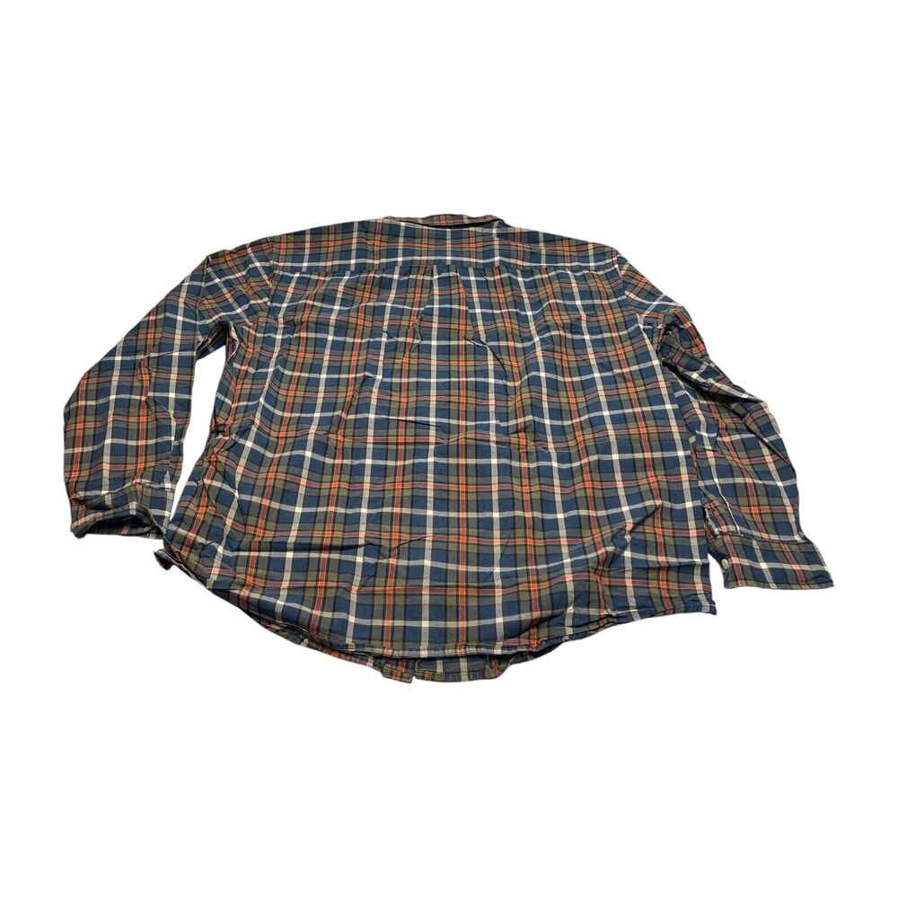 St John's Bay Shirt Men's 2XL Multicolor Plaid Long Sleeve Classic Button-Down - Picture 3 of 7